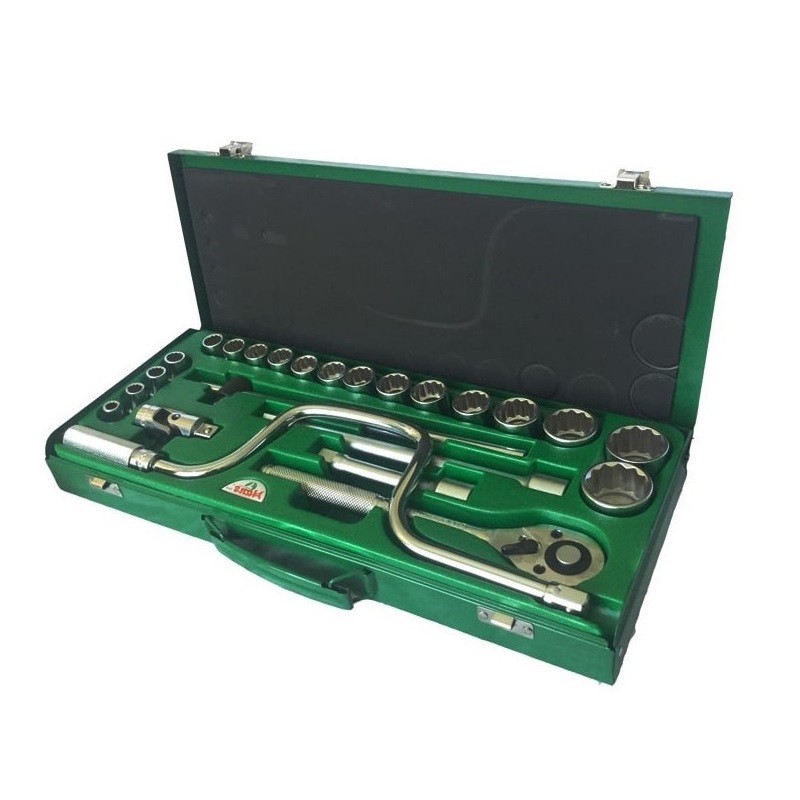 آچار بکس هنس مدل 4624-12MT مجموعه 24 عددی