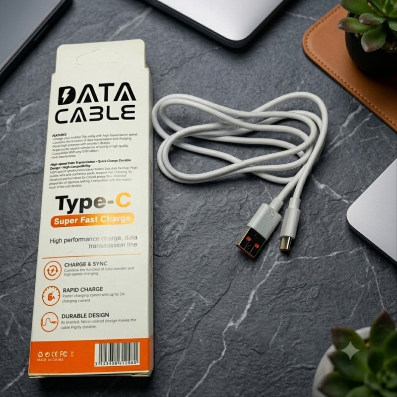 کابل تبدیل USB به USB-C الدینیو مدل 6A طول 1 متر