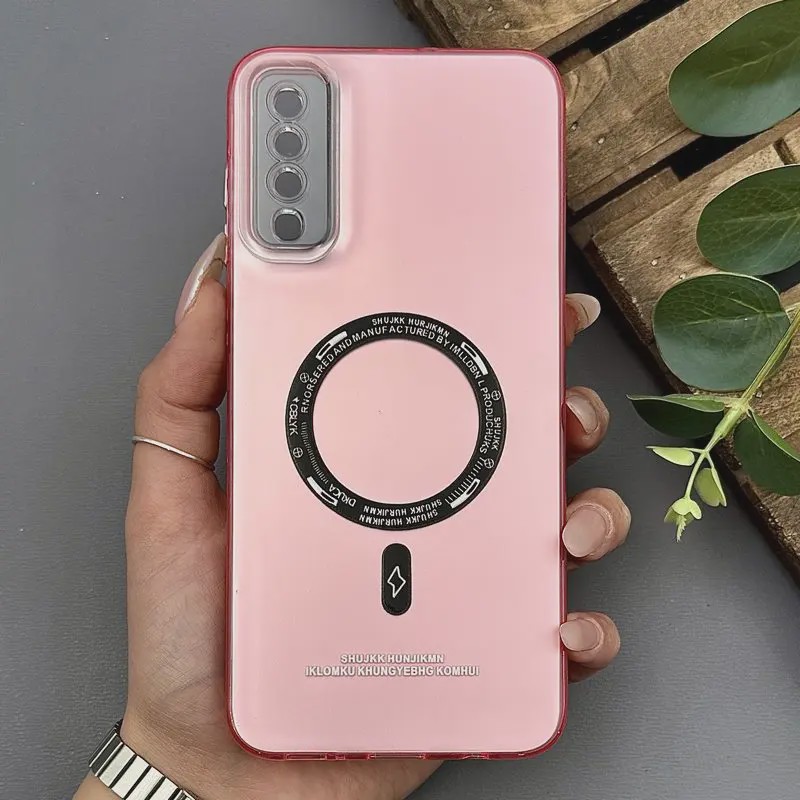 قاب گوشی Galaxy A30S - A50S - A50 سامسونگ اورجینال سوکول SO COOL طرح مگ سیف رنگ صورتی کد E4-1005190