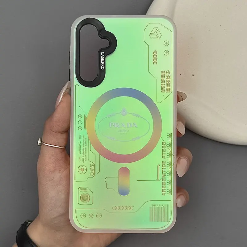 قاب گوشی Galaxy A15 سامسونگ هولوگرامی ایربگ دار با فریم TPU مات کد E3-1004721
