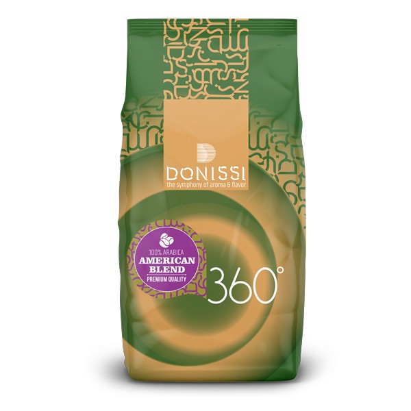 دانه قهوه 100 درصد عربیکا ترکیب آمریکن دونیسی - 1 کیلوگرم