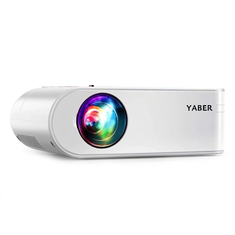 مینی ویدئو پروژکتور یابر مدل v2 با رزولوشن 1280x800WXGA