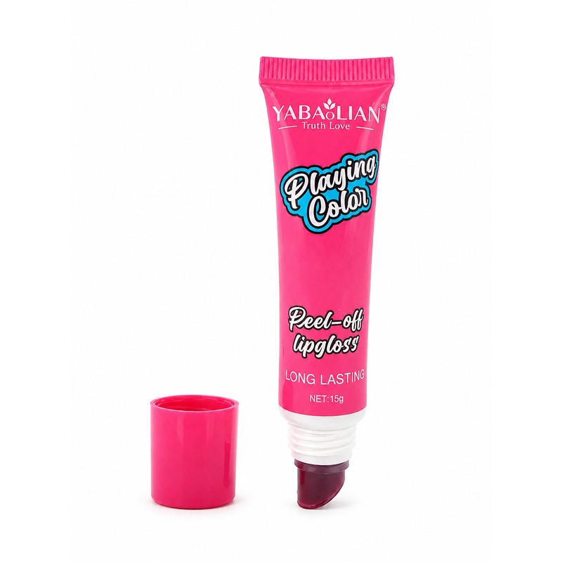 رژ لب مایع براق یابالین مدل Peel Off شماره 02