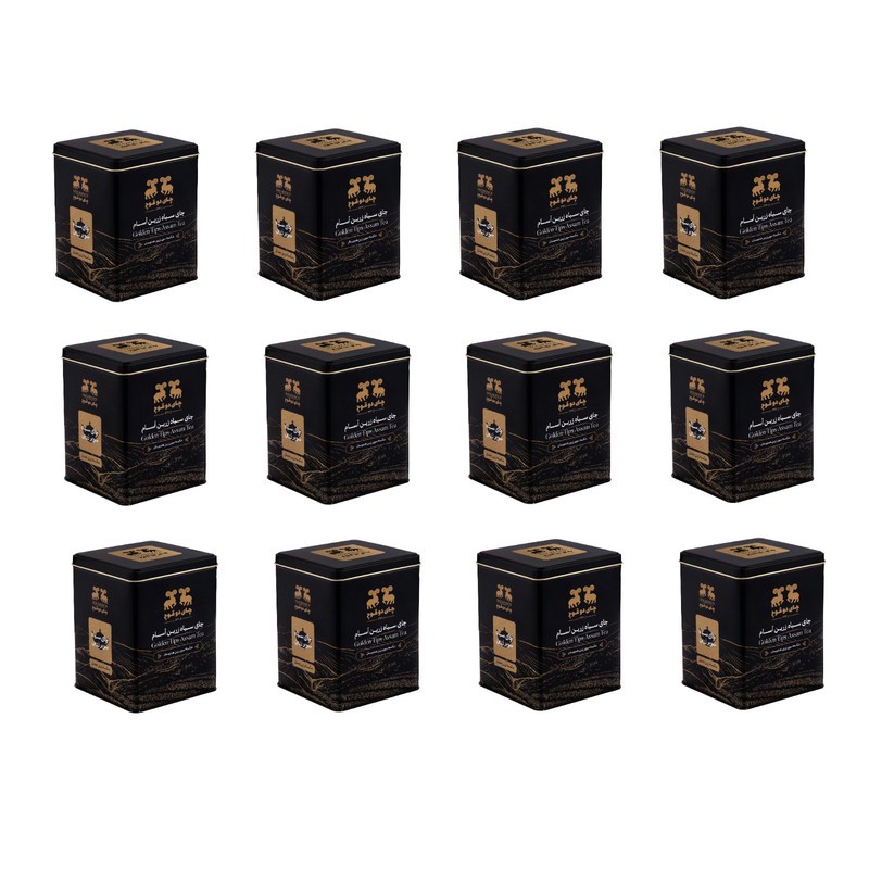 چای سیاه شکسته سوپر زرین دو قوچ - 450 گرم بسته 12 عددی قبل خرید موجودی بگیرید