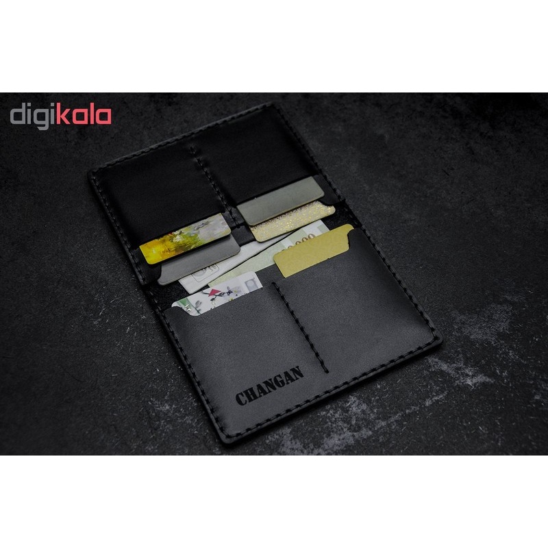 چرم کیف مدارک چرمینه اسپرت طرح چانگان کد 36024-B سعدی