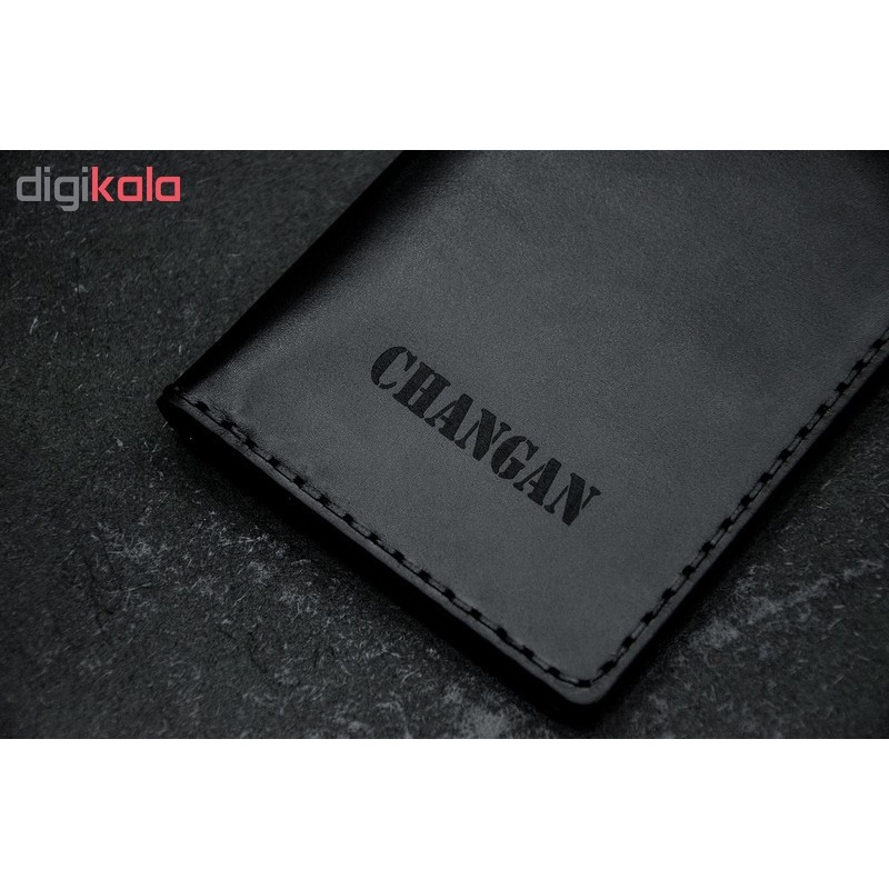 چرم کیف مدارک چرمینه اسپرت طرح چانگان کد 36024-B سعدی