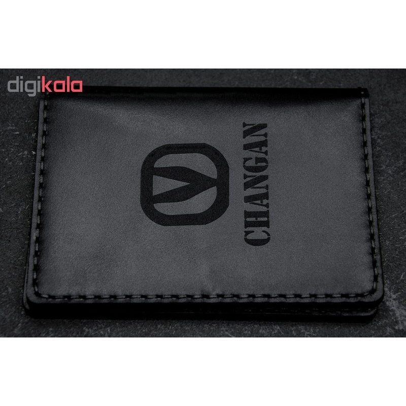 چرم کیف مدارک چرمینه اسپرت طرح چانگان کد 36024-B سعدی