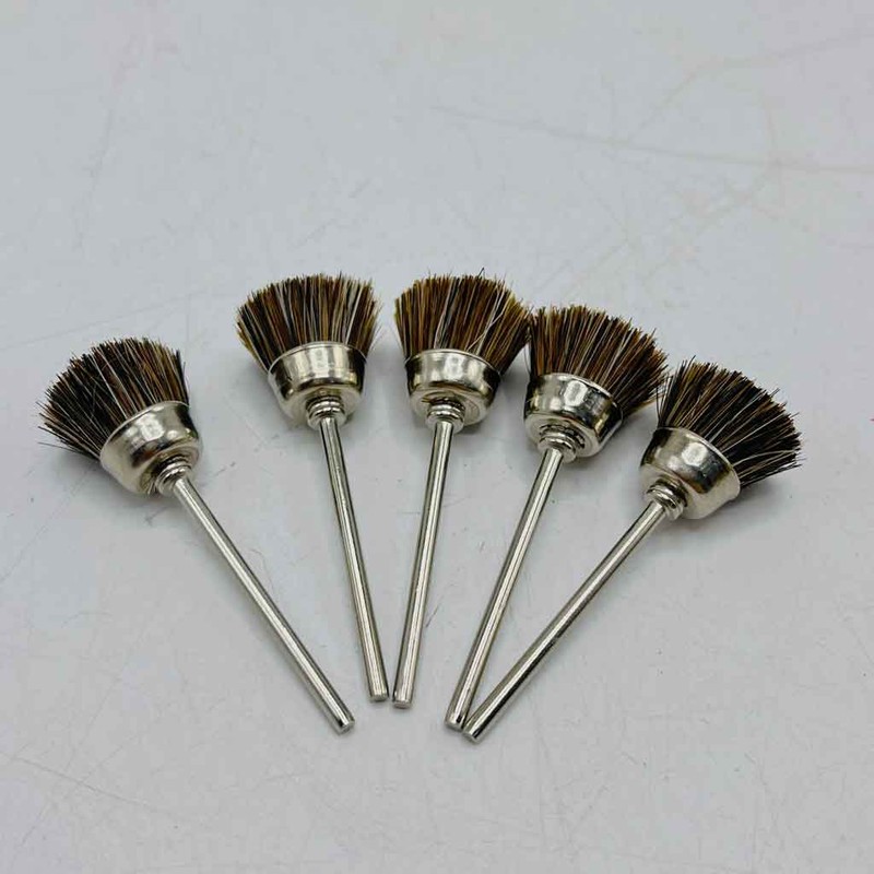 فرچه مویی کاسه ای مینیاتوری مدل jt-5 مجموعه 5 عددی