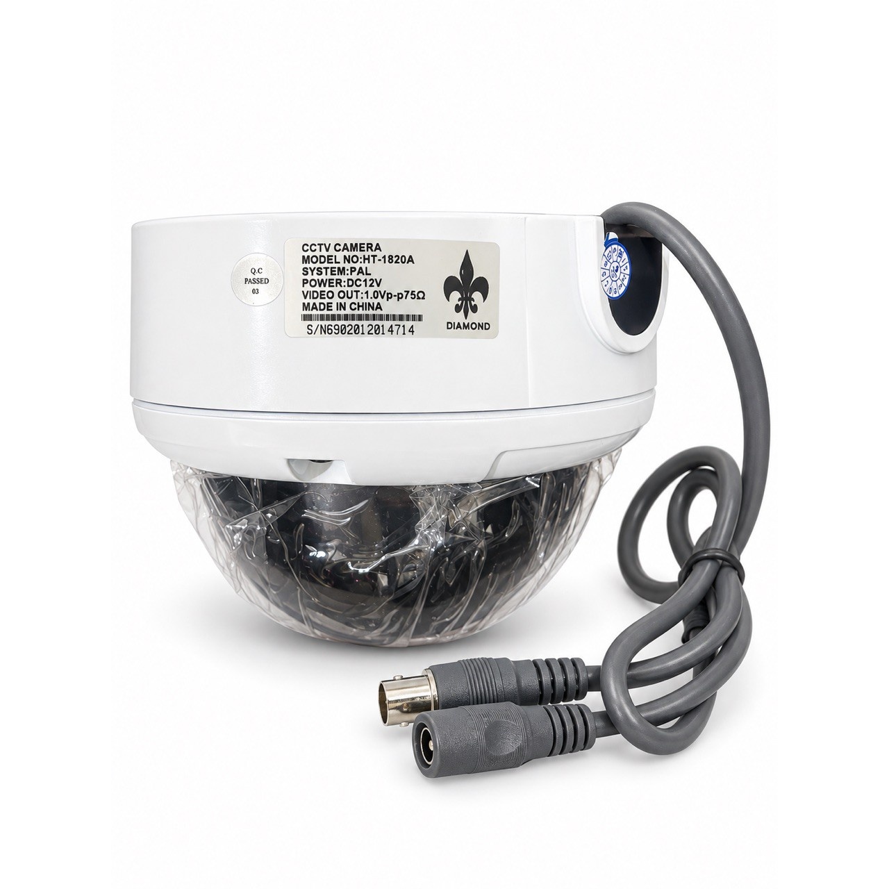 دوربین مداربسته دام آنالوگ DIAMOND مدل HT-1820A خروجی BNC، تغذیه 12V