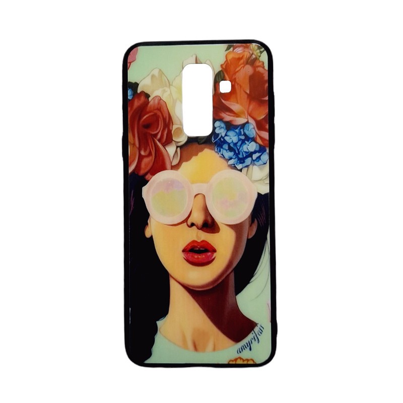 کاور طرح دختر کد A6p مناسب برای گوشی موبایل سامسونگ Galaxy A6 plus J8
