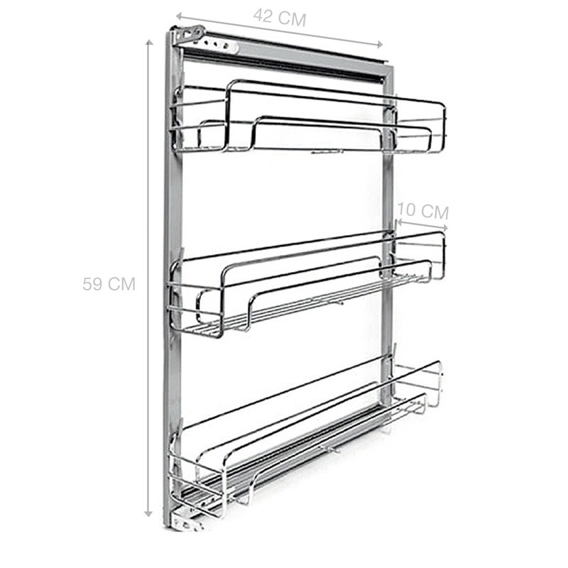 - سبد سوپری کابینت مدل ریل بغل 3طبقه unit15 -
