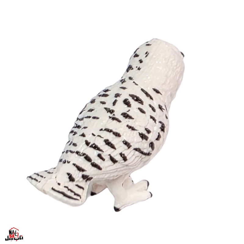 فیگور ناب سل مدل جغدبرفی کد SNOWY OWL NAAB044 ارتفاع 3 سانتی متر