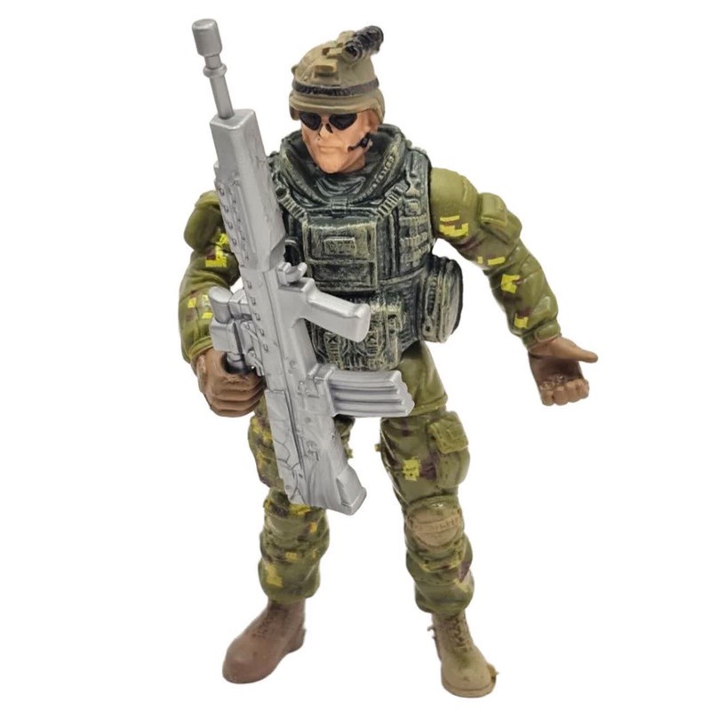 فیگور ناب سل مدل سرباز تفنگدار کد SPECIALFORCES NAAB009 ارتفاع 10 سانتیمتر
