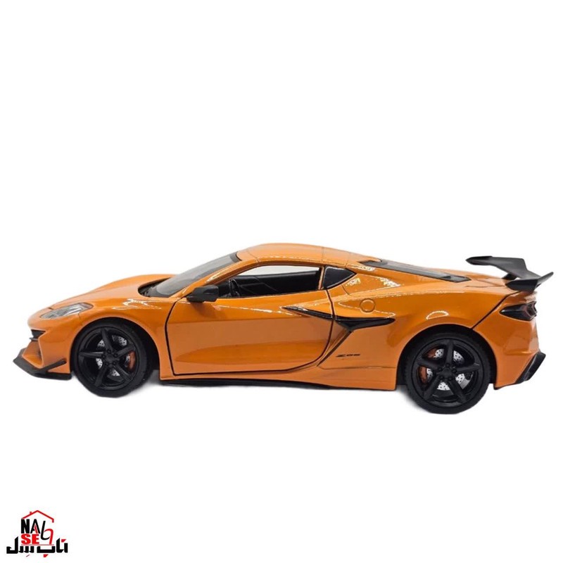 ماشین بازی ناب سل مدل شورلت کوروت Z06 فلزی طرح ولی کد WELLY 124 CHEVROLET CORVETTE Z06