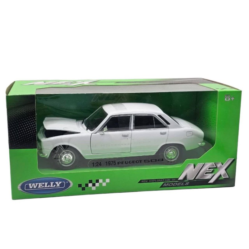 ماکت ماشین بازی ناب سل مدل پژو 405 فلزی طرح ولی کد WELLY 124 PEUGEOT 504 1975