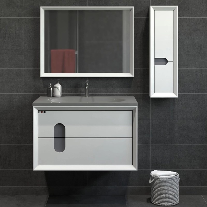 ست کابینت و روشویی آلکا مدل 2075 به همراه باکس و آینه