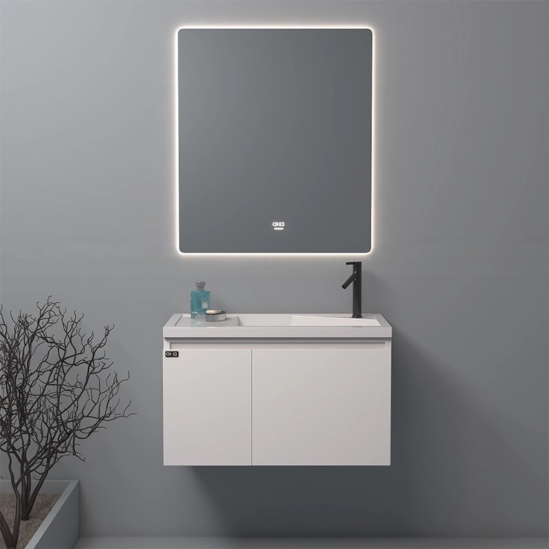 ست کابینت و روشویی آلکا مدل 3070 به همراه آینه بک لایت