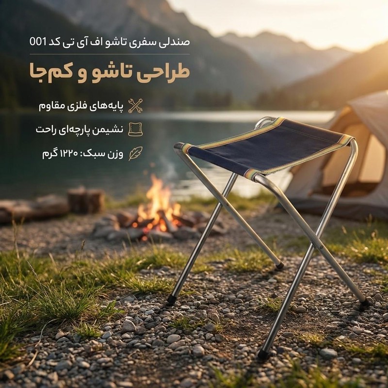 صندلی سفری تاشو اف آی تی کد 001
