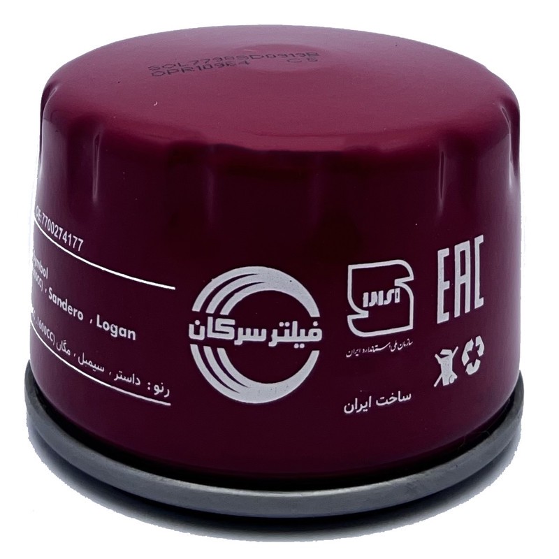 فیلتر روغن خودرو سرکان مدل SF 7798 مناسب برای رنو ال L90