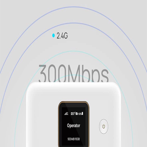 مودم همراه 4.5G هوآوی مدل E5785-320a با پشتیبانی از TD-LTE و FD-LTE، سرعت دانلود 300 مگابیت و آپلود 100 مگابیت، وایفا...