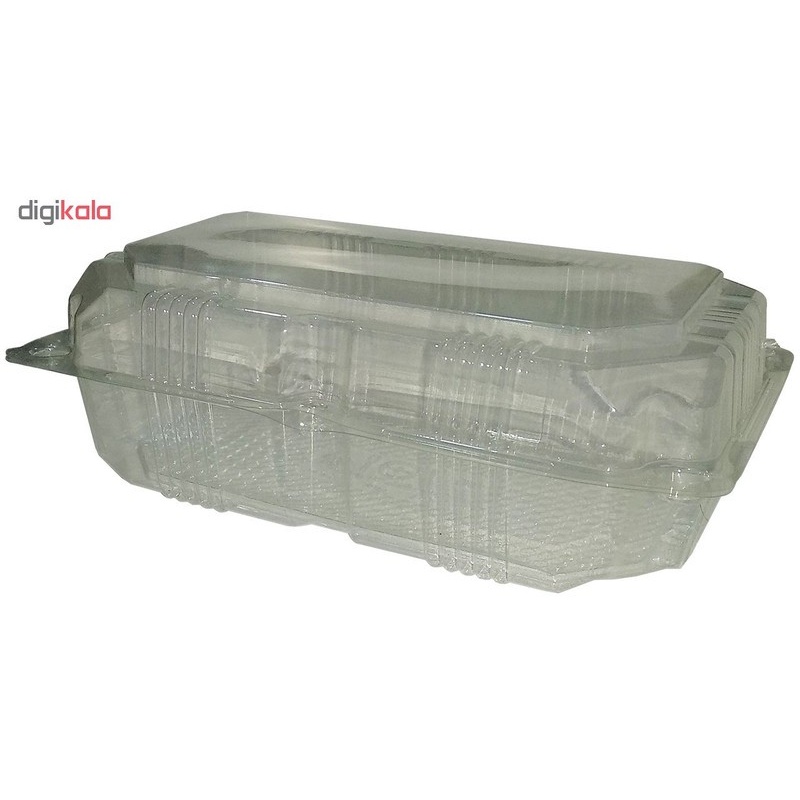 ظرف غذا یکبار مصرف طرح لانچ باکس کد 12 بسته 40 عددی