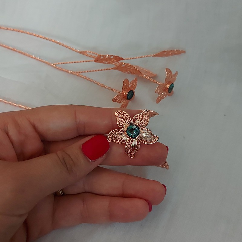 گل مسی مدل فیروزه کوبی کد 59 بسته 4 عددی