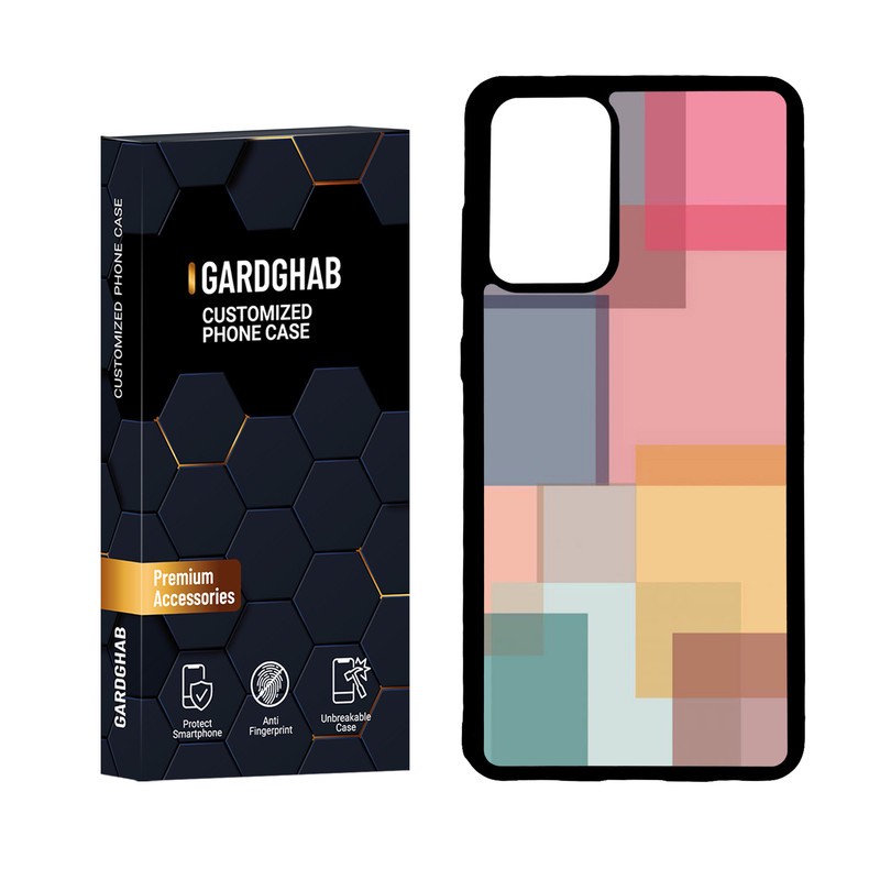 کاور گارد قاب مدل پشت گلس ساده مناسب برای گوشی موبایل سامسونگ Galaxy A72مدل 1