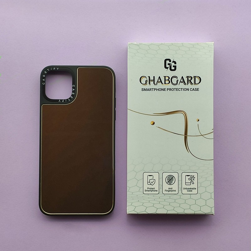 کاور قاب گارد مدل پشت آینه ای بند دار مناسب برای گوشی موبایل اپل iPhone 11 Pro