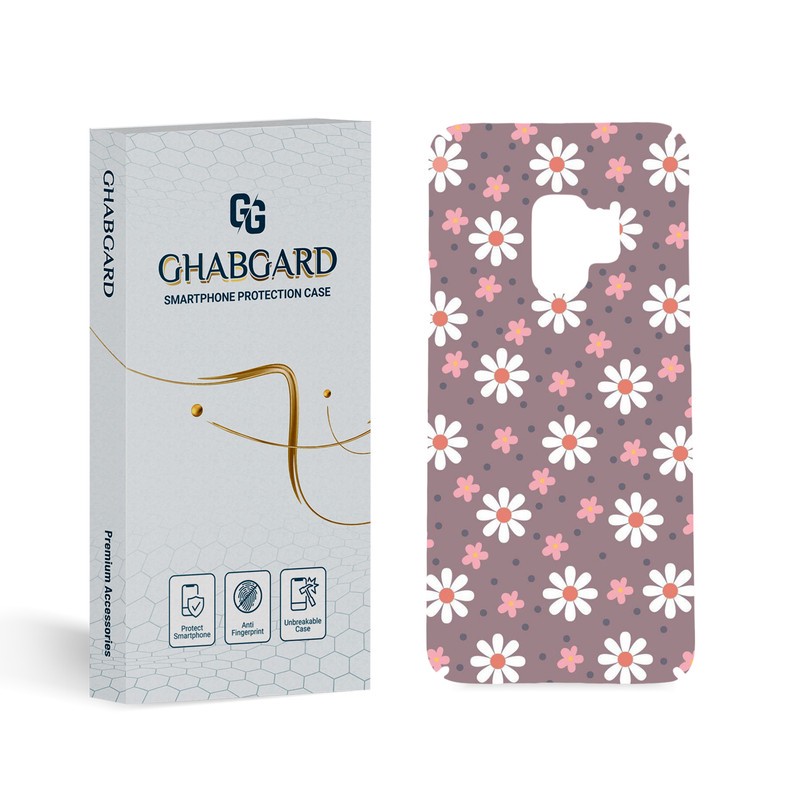 کاور قاب گارد مدل گل مناسب برای گوشی موبایل سامسونگ Galaxy S9مدل 1