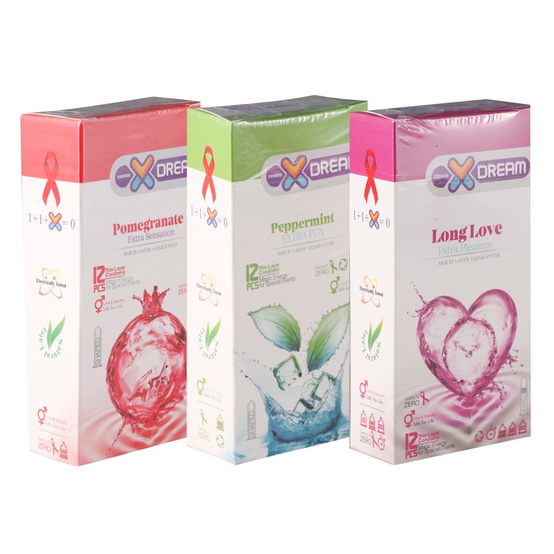 کاندوم ایکس دریم کد X400 مجموعه 3 عددیجدید