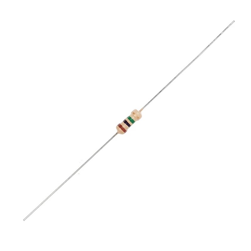 مقاومت 1 مگا اهم 0.25 وات کد YADIKE0210R1M.25W5TDN10 بسته 10 عددی