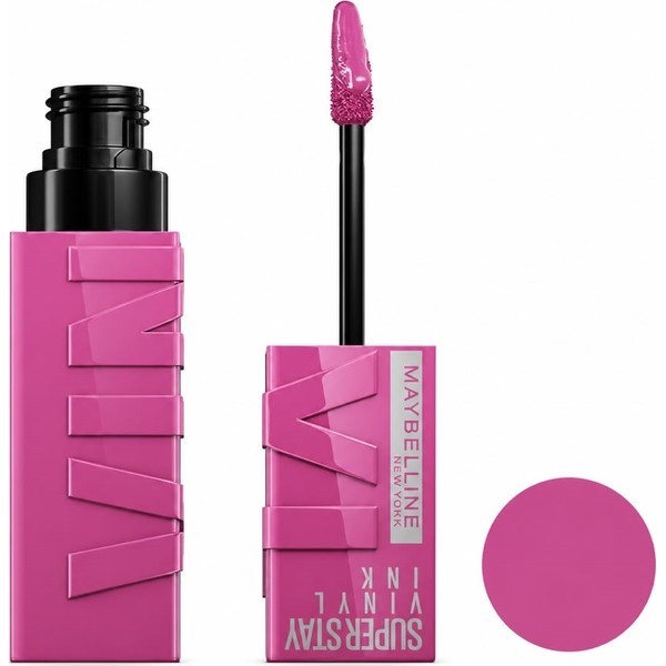 رژ لب مایع براق میبلین مدل Vinyl Ink شماره 165