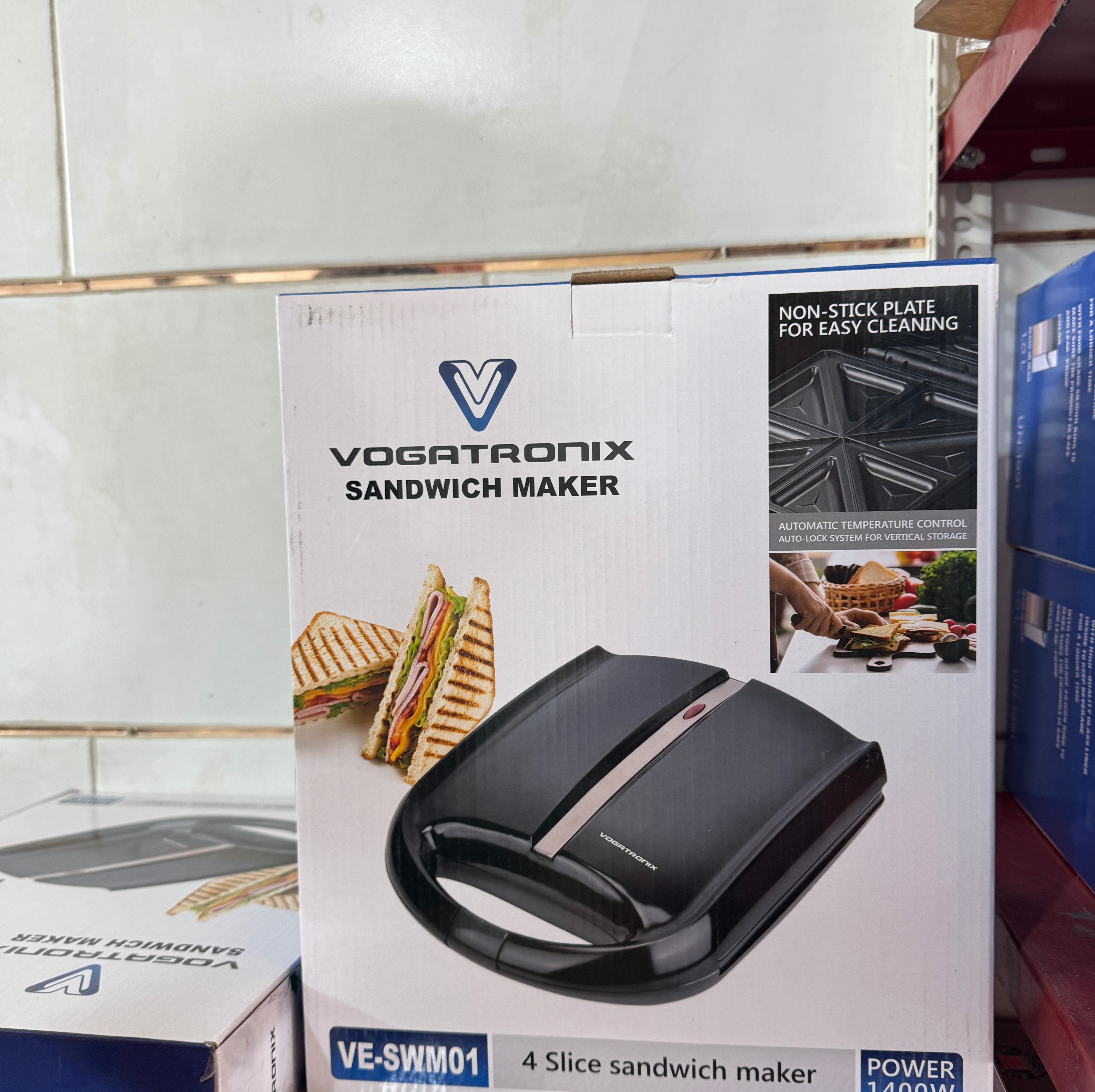 اسنک ساز و ساندویچ ساز vogatronix مدل ve-swm01