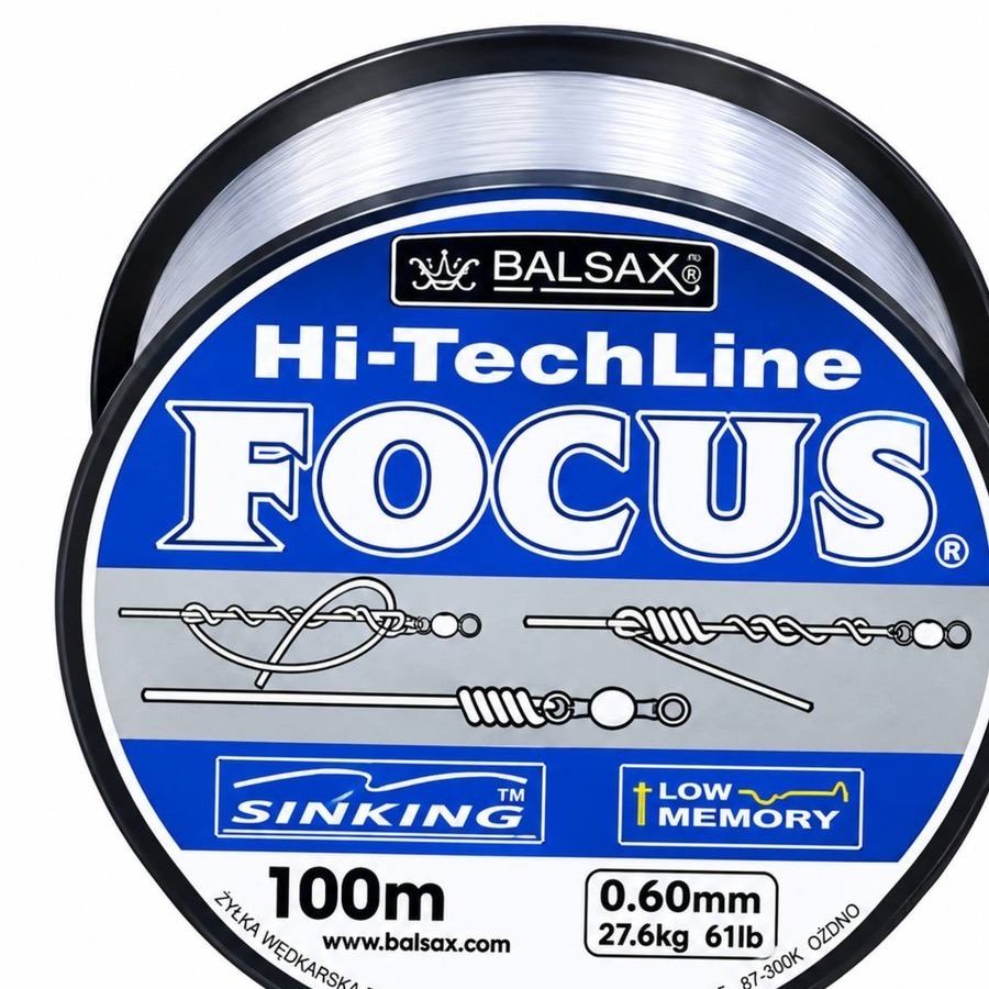 نخ ماهیگیری بالزاکس مدل Focus Hi-Tech Line طول 100 متر قطر 0.60 میلیمتر