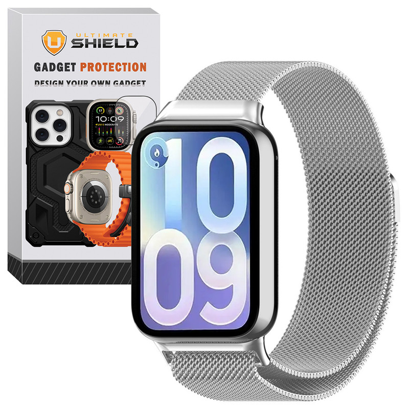 بند آلتیمیت شیلد مدل Milanese SPC مناسب برای ساعت هوشمند شیائومی Mi Band 10 Pro 42mm - با بهترین کیفیت