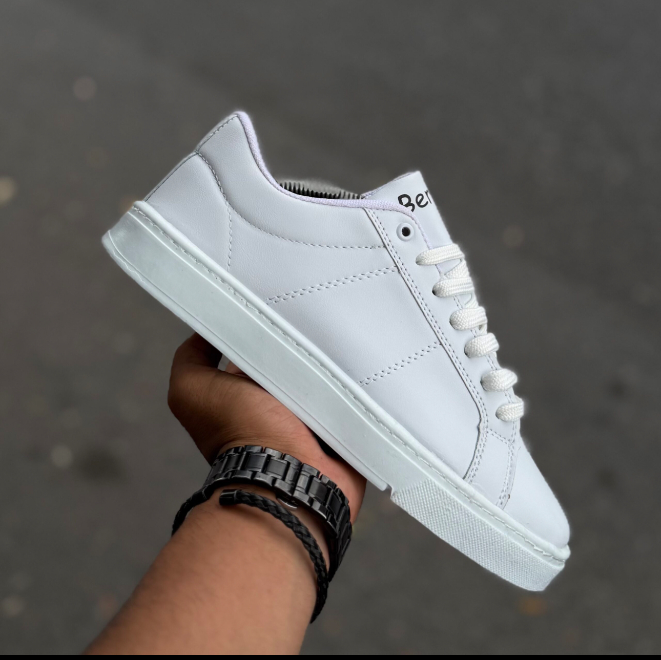 ونس Bershka Classic تمام سفید اقتصادی✅