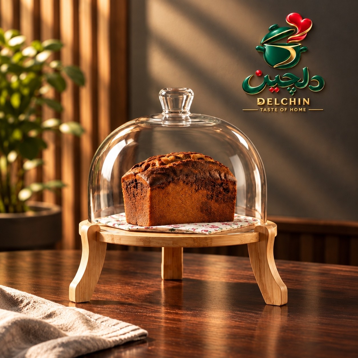استند شیشه ای سرو کاپ کیک و شیرینی (آرکو)