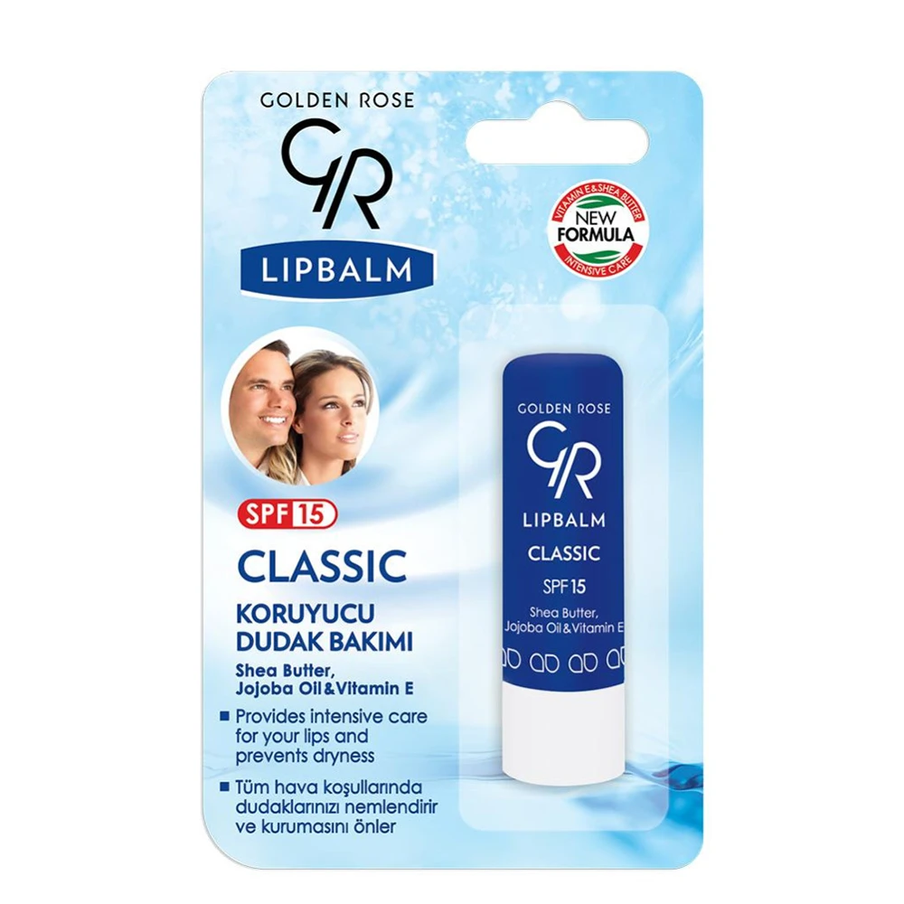 بالم لب گلدن رز SPF15 مدل CLASSIC رنگ کلاسیک وزن 4.6 گرم