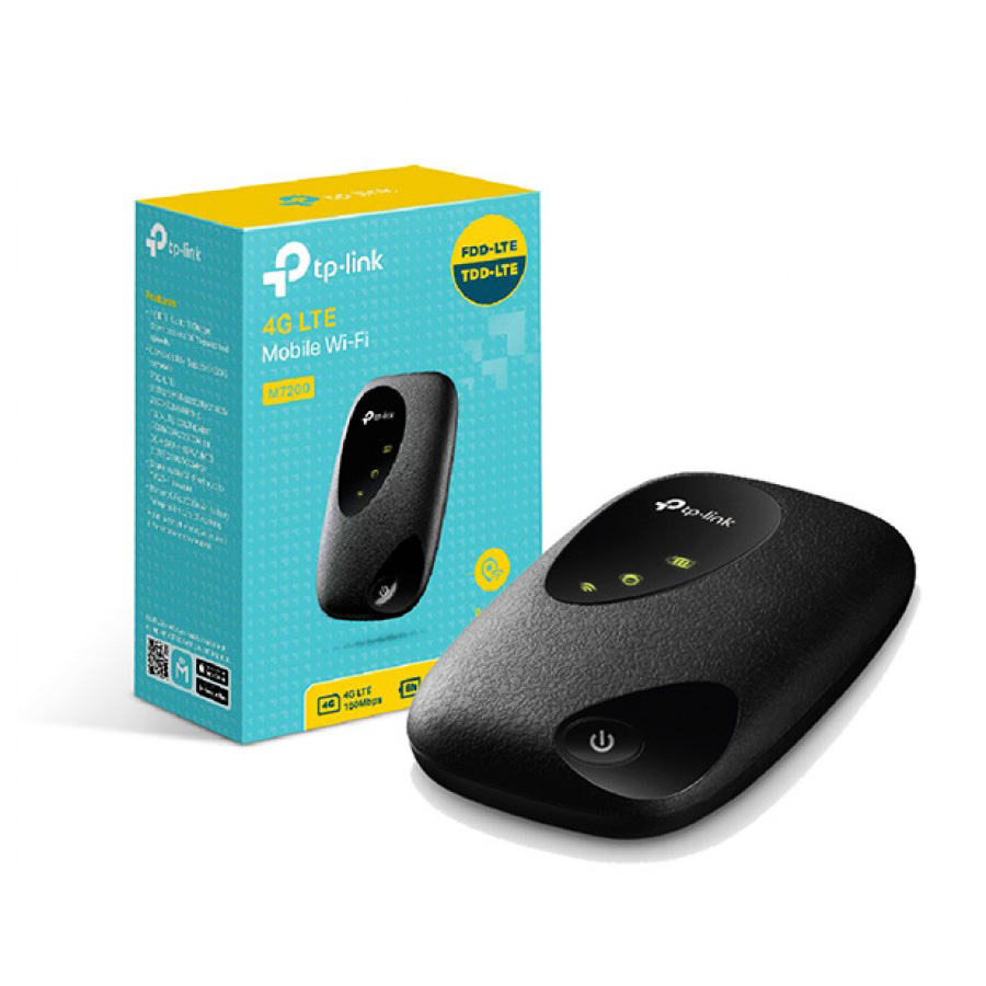 مودم 4G قابل حمل تیپیلینک مدل M7200 با باتری 2000 میلیآمپرساعت