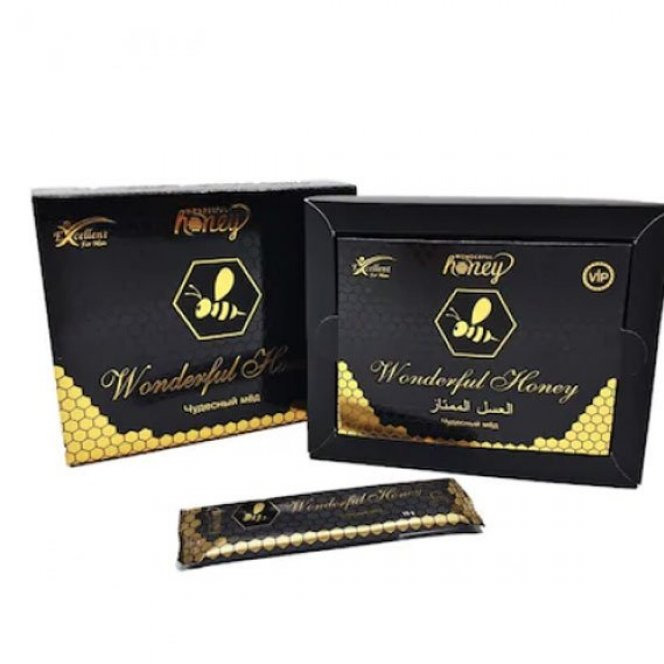 معجون تقویتی گیاهی WONDERFUL Honey VIP مخصوص آقایان 12 ساشه ای