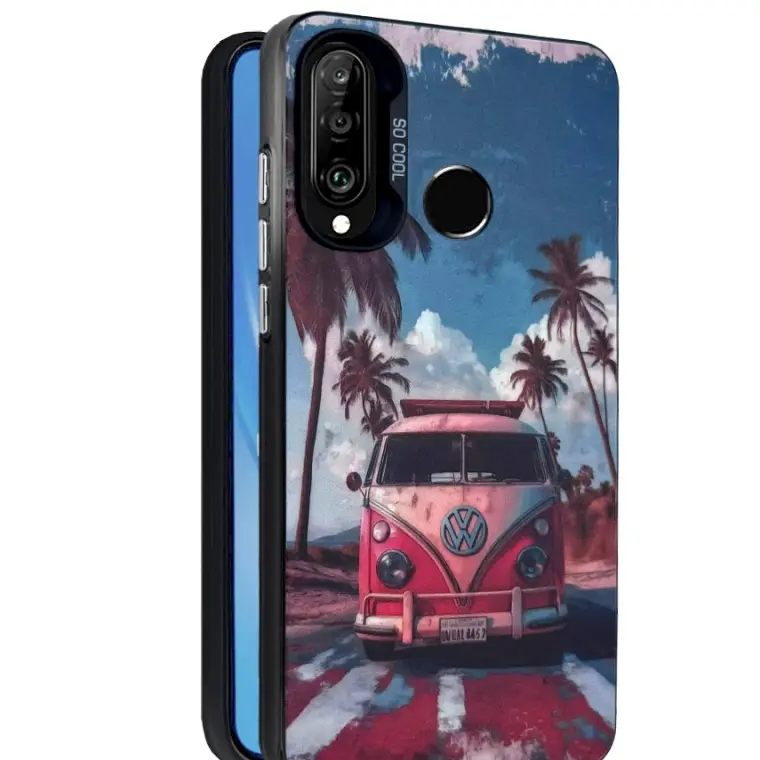 قاب هوآوی P30 Lite مدل سوکول طرح فولکس استوایی So Cool Retro Van Case For Huawei P30 Lite