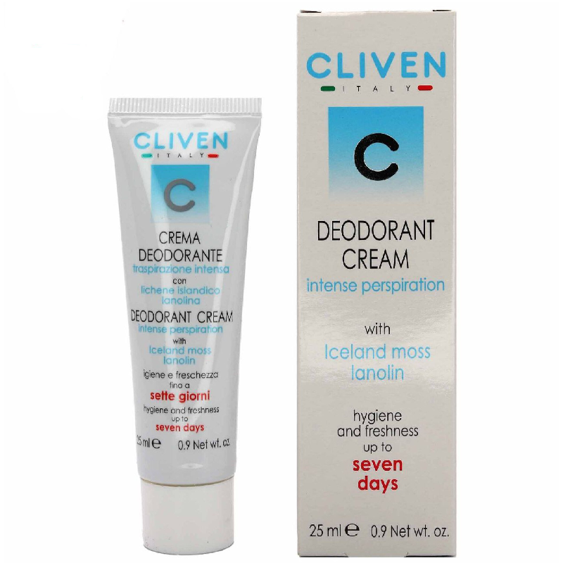 کرم ضد تعریق کلیون مدل هفتگی Deodorant Cream 7 Days حجم 25 میلی لیتر CLIVEN