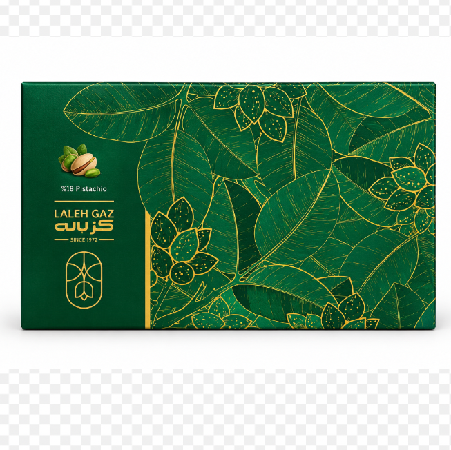 گز 18 درصد پسته گز لاله اصفهان