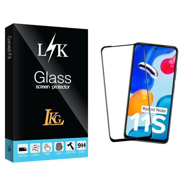 محافظ صفحه نمایش شیشه ای ال کا جی مدل LK مناسب برای گوشی موبایل شیائومی redmi note 11 s - با بهترین کیفیت