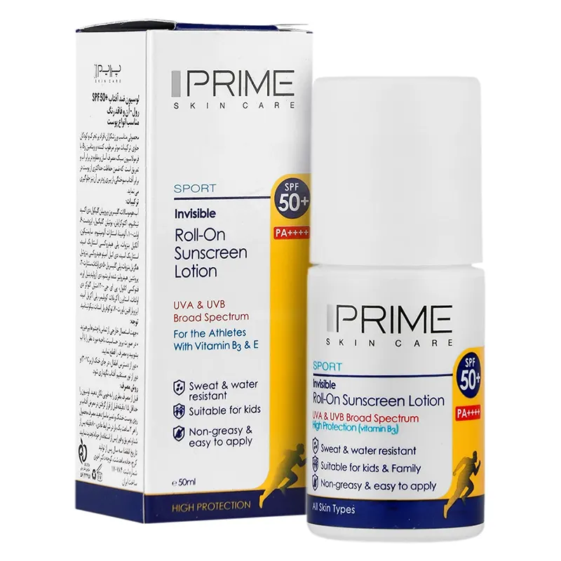 لوسیون رولی ضد آفتاب پرایم SPF50