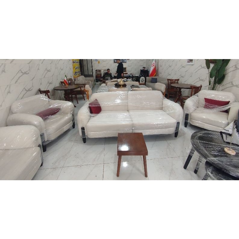 مبل تدی 8 نفره با چوب نراد روس