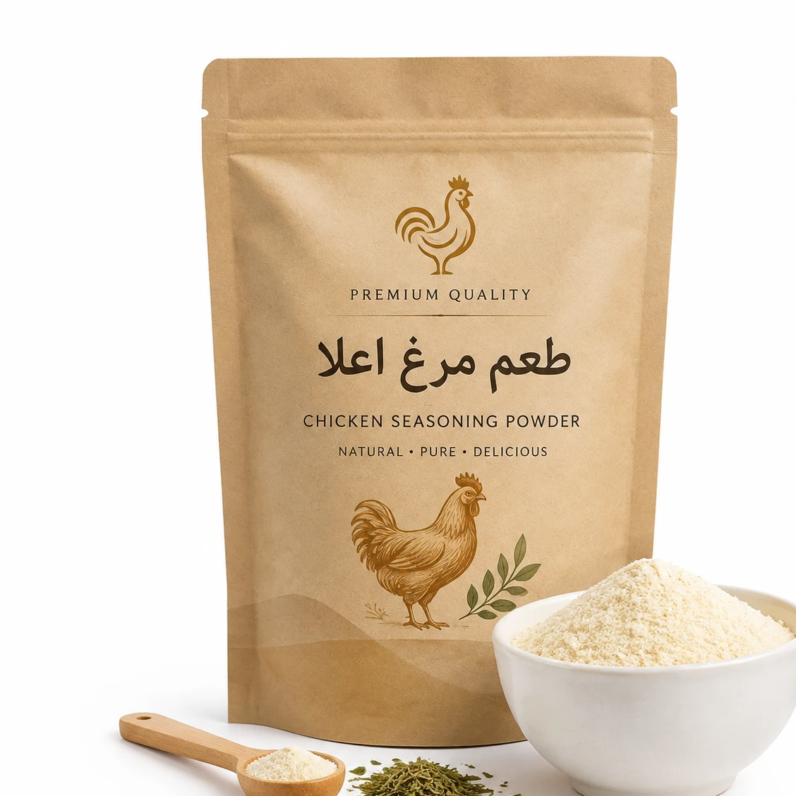 طعم مرغ اعلا (پودر طعم دهنده مرغ) 100 گرمی