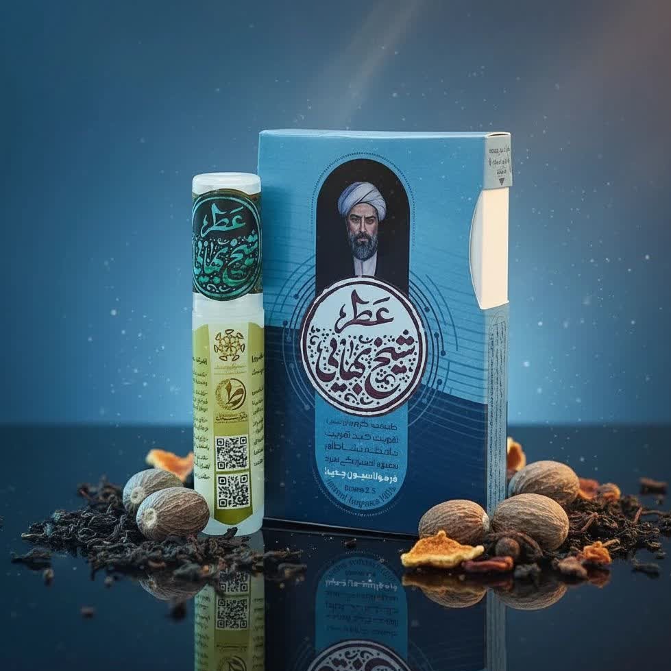عطر شیخ بهایی 2،5 میل . برند طیبستان