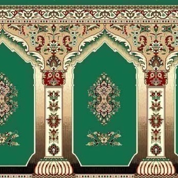 سجاده فرش محرابی سلطنتی با طرح گلوبوته و ترنج مرکزی ظریف