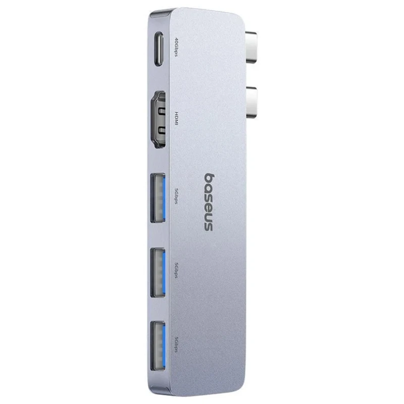 هاب 5 پورت USB-C بیسوس مدل BS-OH180 Direct Link Type